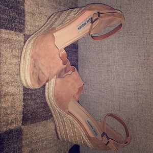 Steve madden susana suede wedge heels